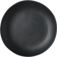 Ridge 10-1/2 Inch Free Form Melamine Dinner Plate, Slate