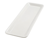 Balsam™ Half Long Melamine Displayware Pan, Bavarian Cream, 20-7/8 x 6-3/8 x 1 Inch