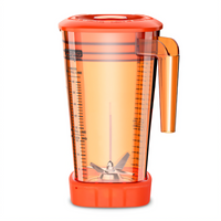 Waring The Raptor 64 oz Orange BPA-Free Copolyester Blender Container with Lid and Blade