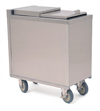 Eagle Mobile Insulated Stainless Steel Ice Caddy, 120 lb Capacity