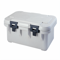 Cambro S-Series Ultra Pan Carrier Top-Loading Insulated Food Pan Carrier for 1 GN Pan Up to 8 Inches Deep, Speckled Gray