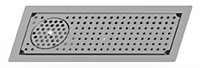 Eagle Spec-Bar Drop-In Stainless Steel Glass Rinser Trough