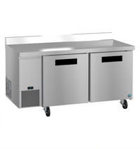 Hoshizaki Steelheart 67-Inch Two-Section Reach-In Worktop Freezer with Solid Doors