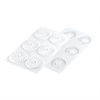 Silikomart Plisse 6-Cavity Silicone Candy Mold