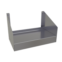 Glastender 16-Inch Bolt-On Stainless Steel Blender Shelf