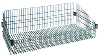 Quantum 18 x 36 x 10 Inch Chrome Plated Rectangular Post Basket