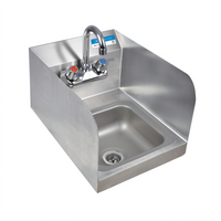 BK Resources Space Saver Wall-Mount Hand Sink with 9