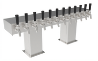 Perlick 8-Faucet Air-Cooled Bridge Tee Draft Beer Tower