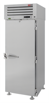 Turbo Air PRO Series One-Section Correctional Facility Reach-In Refrigerator with Locking Solid Door, 25.41 Cu. Ft.