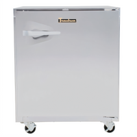 Traulsen Dealer's Choice 27-Inch 1-Section Compact Undercounter Reach-In Freezer, Right-Hinged Solid Door