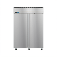 Hoshizaki Steelheart PT2A-FS-FS Two-Section Full Stainless Pass-Thru Refrigerator, 52.5 Cu. Ft., Full-Height Solid Hinged Doors