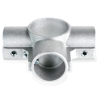Aluminum 3-Hole Joint for Open Base Work Tables