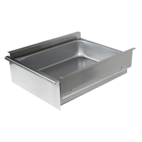 John Boos 20 Inch x 20 Inch x 5 Inch Stainless Steel Work Table Drawer for Wood Top Tables
