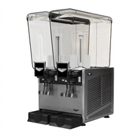 Vollrath 2-Bowl Countertop Refrigerated Beverage Dispenser, 2 x 5.3-Gallon Bowls, Stirring Paddle