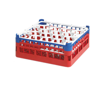 Vollrath Lemon Drop Signature Full-Size 20-Compartment XX-Tall Plus Compartment Glass Rack