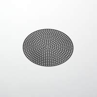 10 Inch Perforated Hard Coat Anodized Aluminum Pizza Disk