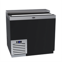 Krowne MC36B 36-Inch Underbar Slide-Top Glass Froster with Self-Contained Refrigeration