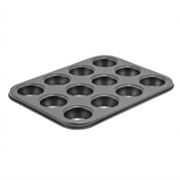 Winco CMF-12M Cupcake & Muffin Pans Case of 6