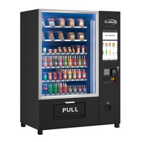 KoolMore Refrigerated Snack Vending Machine with 66 Slots and 21.5-Inch Touch Display