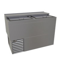 Glastender ST48-S 48-Inch Deep Well Stainless Steel Slide-Top Bottle Cooler