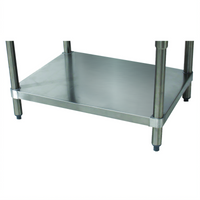 Advance Tabco Stainless Steel Legs and Undershelf Upgrade for 3-Well Food Table