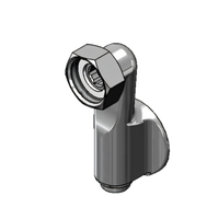 Low-Lead Adjustable Faucet Flange with Screwdriver Stop, Chrome, 1/2
