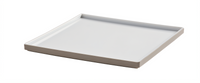 American Metalcraft Unity Collection 9-Inch Square Mocha Melamine Plate
