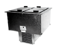 Delfield N227P 12-Gallon Self-Contained Drop-In Ice Cream Dipping Freezer with Stainless Steel Lid