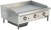Uniworld 36-Inch 3-Burner Countertop Gas Griddle with 3/4-Inch Polished Steel Plate