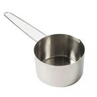 American Metalcraft 2 Cup Long-Handled Stainless Steel Measuring Cup