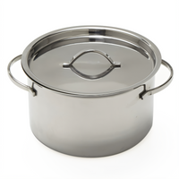 American Metalcraft 24 oz Stainless Steel Mini Pot with Lid