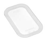 Araven GN 1/4 Rectangular Transparent Airtight Silicone Food Pan Cover