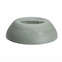 Cambro Shoreline Insulated Dome Cover for 9-Inch Plate - Meadow