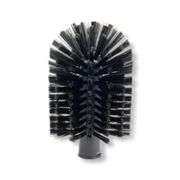 Sparta® 4 Inch Diameter Pipe & Valve Brush with Polyester Bristles, Black