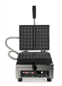 Krampouz 4x7 Liège Single Countertop Waffle Maker with 90° Opening