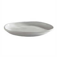 American Metalcraft Crave Collection 6-1/2 Inch Round Coupe B&B Plate, Cloud