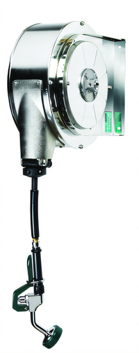 Krowne Royal Series Pre-Rinse Enclosed Stainless Steel Hose Reel Assembly, 35-Foot Hose