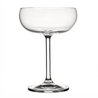 Lucaris 7 oz Clear Stemmed Saucer Champagne Glass