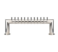 Micro Matic USA Pass-Thru Countertop Air-Cooled 12-Faucet Draft Beer Tower