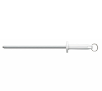 Mundial 12-Inch Round Regular-Cut Honing Steel with Polypropylene Handle
