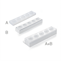 Silikomart MultiFlex Series 3D Egg Baking Mold, 5 Cavities, White