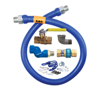 Dormont Blue Hose 1-1/4 Inch I.D. 36 Inch Deluxe Moveable Gas Connector Kit