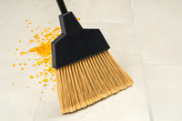 Duo-Sweep Flagged Angled Broom, 55-Inch Hood, Natural