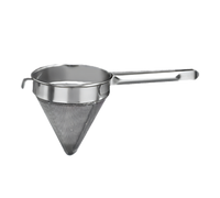 10-Inch Coarse China Cap Strainer, 20-Inch Overall Length, 18-8 Stainless Steel