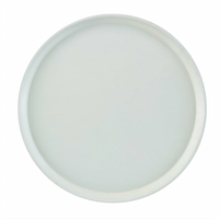 Cambro Camtray Round 12-Inch Fiberglass Serving Tray, White