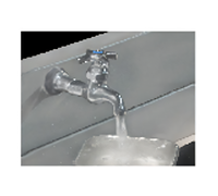 Commercial Bib Faucet for Soup Warming Chambers, 5-Inch Overall Length