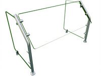 Hatco Flav-R-Shield ES31-36 Self-Service Single-Sided Sneeze Guard, 36 x 18 x 22 Inches