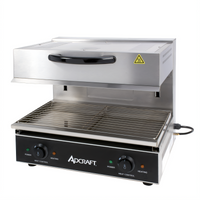 Adcraft 23-Inch Stainless Steel Electric Salamander Broiler, 4000W, Countertop/Wall Mounted