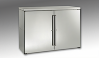 Top Shelf DB48 Two-Section Back Bar Dry Storage Cabinet, 48 Inch, 2-Door, Non-Refrigerated