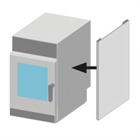 Compact Naboo Stainless Steel Heat Shield, Right Side Panel